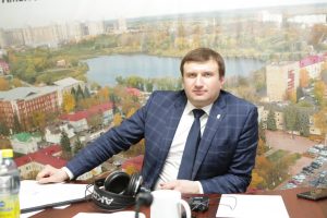 Председатель окружного Совета депутатов Юрий Ермаков в эфире Раменского радио