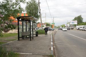 Остановку в селе Быково на Жуковском шоссе застеклили по просьбе жителей