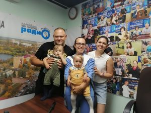 В гостях у Раменского радио многодетная семья Коробановых