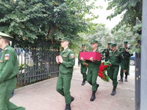 3 сентября в Кузнецово захоронили останки солдата ВОВ Петра Маркина