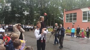 Торжественная линейка, посвященная Дню знаний, состоялась в Раменской школе N1