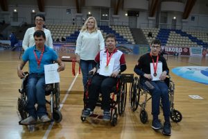 Три медали в бочча