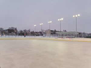 Ледовые катки залиты в населенных пунктах ТУ «Новохаритоновское» Раменского г.о.