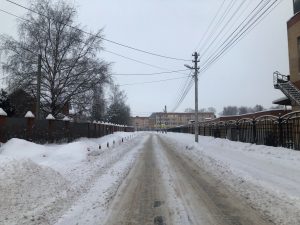 Уборочные работы в период обильного снегопада