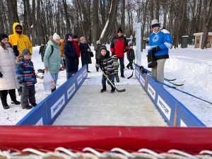В Воскресенске учились разделять отходы с помощью игры в хоккей