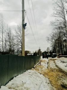 АО «Мособлэнерго» повысило надежность воздушной линии поселка Быково