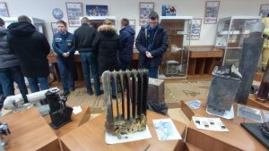 Студентам Раменского колледжа показали пожарную лабораторию МЧС