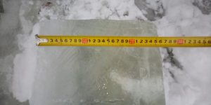 Спасатели проверяют толщину льда на водоемах в Раменском