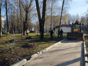 Уборку территории провели в ТУ «Софьинское»