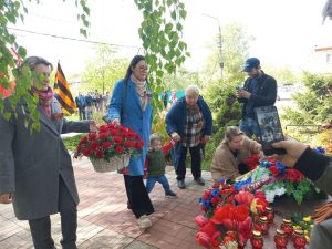 В ТУ Верейское возложили цветы к мемориалу