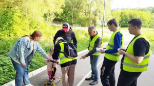 В Раменском парке провели мероприятие по безопасности на дороге