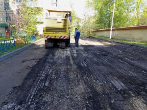 В ТУ «Новохаритоновское» приступили к ремонту дороги на дворовой территории МКД