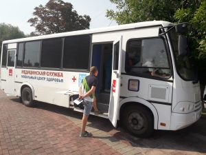 Каждую субботу в Раменском проходит акция «Проверь здоровье в парке»