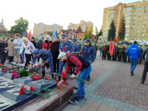 Сотрудники Росгвардии приняли участии в акции «На рассвете»