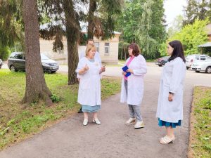 Работу отделения гастроэнтерологического звена проверили Анна Захарова и Нина Широкова