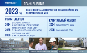 Планы развития в сфере образования