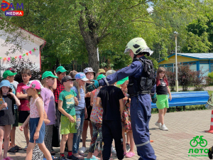 День пожарной безопасности провели в детском лагере