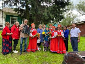 Поздравление с 95-летием труженицы тыла, вдовы участника ВОВ и замечательной женщины Глазьневой Марии Васильевны!