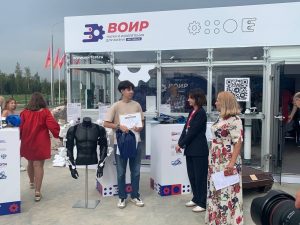 Школьник из Раменского представил свой проект форуме «Армия 2023»