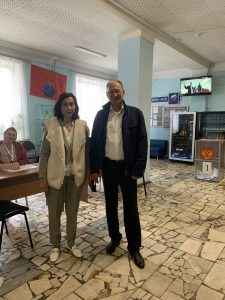 Директор ТУ Быково Людмила Лактанова проголосовала на выборах губернатора Московской области