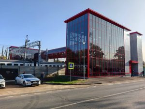 Открыли надземный переход через железную дорогу вблизи ж/д станции Удельная