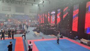 В СК «Борисоглебский» проходит Открытый чемпионат и первенство стран ШОС по кикбоксингу