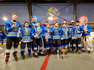 Спортсмены округа стали победителями соревнований по хоккею на роликах