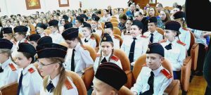Посвящение в кадеты прошло в школе №22 п.Дубовая роща