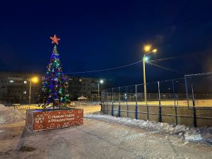 В ТУ Новохаритоновское начаты работы по новогоднему украшению населенных пунктов