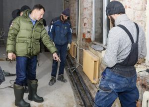 Продолжается капитальный ремонт Софьинской школы в поселке РАОС Раменского городского округа