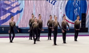 Соревнования по эстетической гимнастике проходят в эти выходные в СК «Борисоглебский»