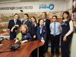 Студию Раменского радио посетили юные журналисты Ломоносовской школы-пансиона