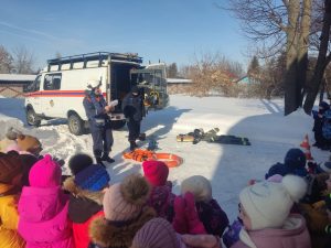 Занятия по пожарной безопасности провели в Рыболовской школе