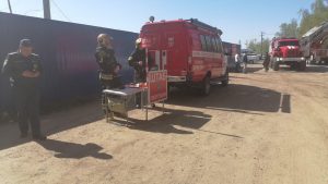 Пожар в п.РАОС локализовали