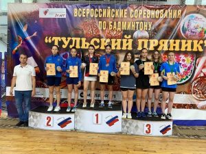 Бадминтонистки спортивной школы «Раменское» выиграли медали на турнире в Туле
