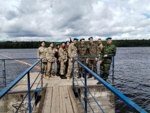 Раменские кадеты встретят утро 22 июня на Ладожском озере