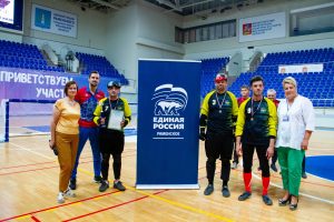 Дебютанты из Раменского заняли 2-е место на турнире по голболу «Сила России»