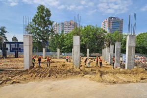 Продолжается строительство физкультурно-оздоровительного комплекса в Раменском