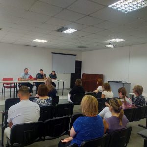 Жителям п.Ильинский Раменского округа напомнили о пожарной безопасности