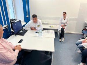 Главный врач Раменской больницы Сергей Маркитан продолжает личные приемы в подразделениях округа