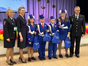 Сегодня команда юных инспекторов движения из Раменской школы №1 принимает участие в 31 слете ЮИД «Безопасное колесо»