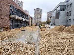 Строительство физкультурно-оздоровительного комплекса с бассейном и залом для бадминтона в Раменском завершено на 60%