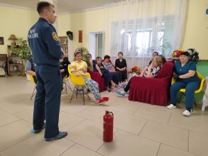 Сотрудники пансионата в Раменском округе прошли противопожарный инструктаж