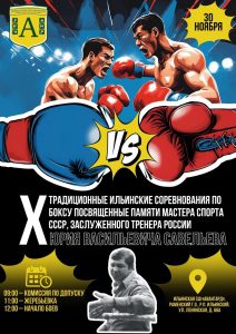 В Ильинском пройдут соревнования по боксу