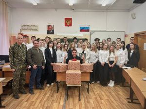 Патриотический урок провели для учеников Раменской школы №8