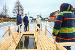 «Единая Россия» проверила готовность купелей для крещенских купаний