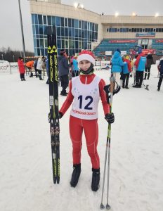 Юная раменская лыжница взяла золото на соревнованиях в Красногорске