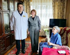 Заслуженного работника Раменской больницы наградили юбилейной медалью «80 лет Победы в Великой Отечественной войне 1941–1945 гг.»