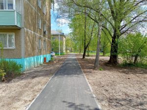 Завершено строительство тротуара в п. Электроизолятор в рамках программы «Народные тропы»