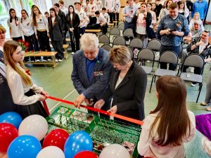 Депутат Московской областной Думы Олег Жолобов принял участие в открытии Парты Героя в Раменском округе